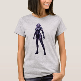 Futuristisches gepanzertes Söldner-Goth-Style-T-Sh T-Shirt