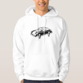 Futuristisches Hover Car Hoodie (Vorderseite)