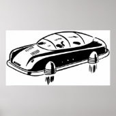 Futuristisches Hover Car Poster (Vorne)