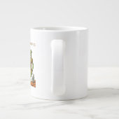 Futuristisches humanoide Roboterdesign Jumbo-Tasse (Rückseite)