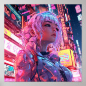 Futuristisches Kunstposter | Ludo Ne Agni Omotel i Poster (Vorne)