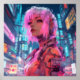 Futuristisches Kunstposter: Ludo Ne Agni Omotel im Poster