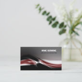 futuristisches, modernes Visitenkartendesign Visitenkarte (Stehend Vorderseite)