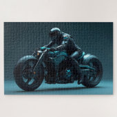 Futuristisches Motorrad Puzzle (Horizontal)