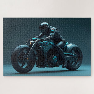 Futuristisches Motorrad Puzzle