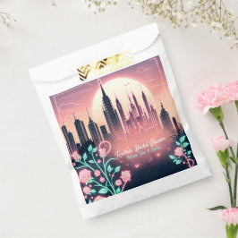 Futuristisches Neon-Brautparty für elektrische Ros Geschenktütchen