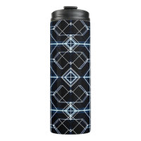 Futuristisches Neon Grid Muster