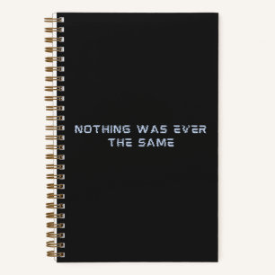 Futuristisches Notebook in Dunkelgrau Notizblock