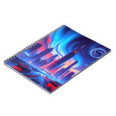 Futuristisches Notebook Notizblock (Linke Seite)