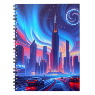 Futuristisches Notebook Notizblock