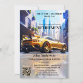 Futuristisches Party für den freien Personenverkeh Einladung (Vorderseite)