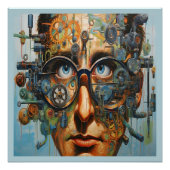 Futuristisches Poster (Vorderseite)