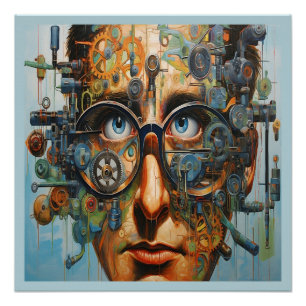 Futuristisches Poster