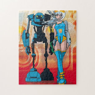 Futuristisches Rätsel Puzzle