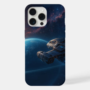 Futuristisches Raumschiff iPhone 15 Pro Max Hülle