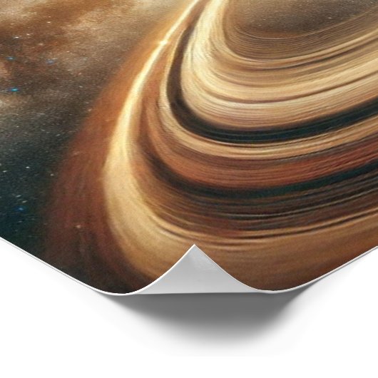 Futuristisches Raumschiff Poster (Ecke)