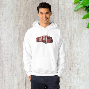 Futuristisches rotes Sci-Fi-Kommandofahrzeug Hoodie