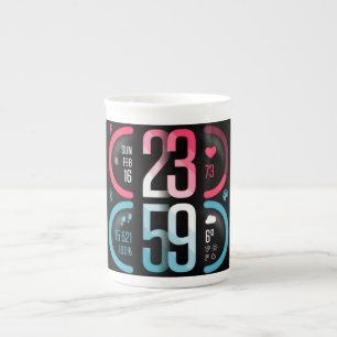 Futuristisches Systemarchitekten-Dashboard-Mug Porzellantasse