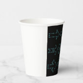 Futuristisches Tech-Pfeil-Schaltkreis-Design Pappbecher (Rechts)