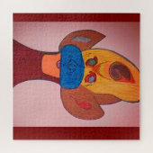 Futuristisches Tierkunst-Puzzle Puzzle (Horizontal)