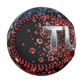 Futuristisches TURBO-Chromdesign 3D Baseball (Vorderseite Links)