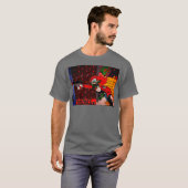 Futuristisches Weihnachten T-Shirt (Vorne ganz)