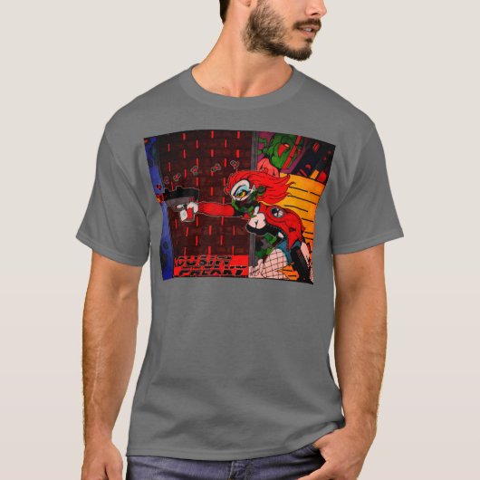 Futuristisches Weihnachten T-Shirt (Vorderseite)