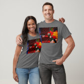 Futuristisches Weihnachten T-Shirt (Unisex)