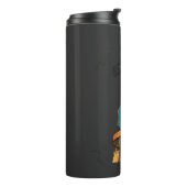 Futuristisches Weltraum-Explorationsdesign Thermosbecher (Nach links gedreht)