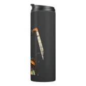 Futuristisches Weltraum-Explorationsdesign Thermosbecher (Nach rechts gedreht)
