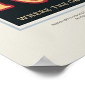 Futuristisches Weltraumposter - Planet Kepler 186f Poster (Ecke)