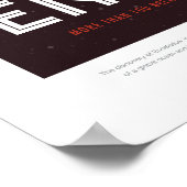 Futuristisches Weltraumposter - Saturn Mond Encela Poster (Ecke)