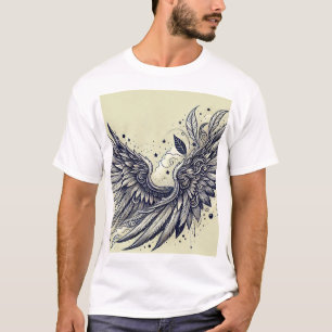 Futuristisches Wing Tattoo-T-Shirt T-Shirt