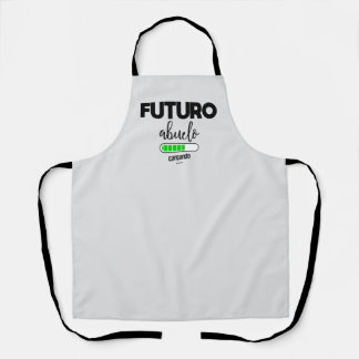 Futuro abuelo cargando schürze