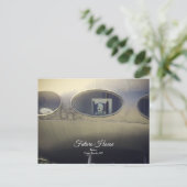 Futuro-Haus Postkarte (Stehend Vorderseite)