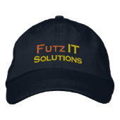 Futz IT Solutions bestickte Baseball Cap Baseballkappe (Vorderseite)