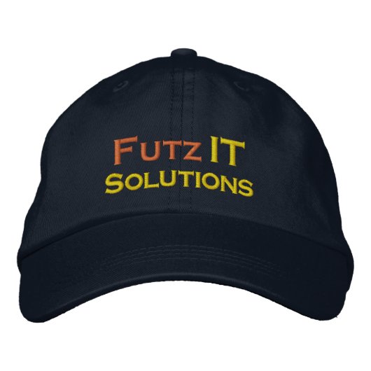 Futz IT Solutions bestickte Baseball Cap Bestickte Baseballkappe (Vorderseite)