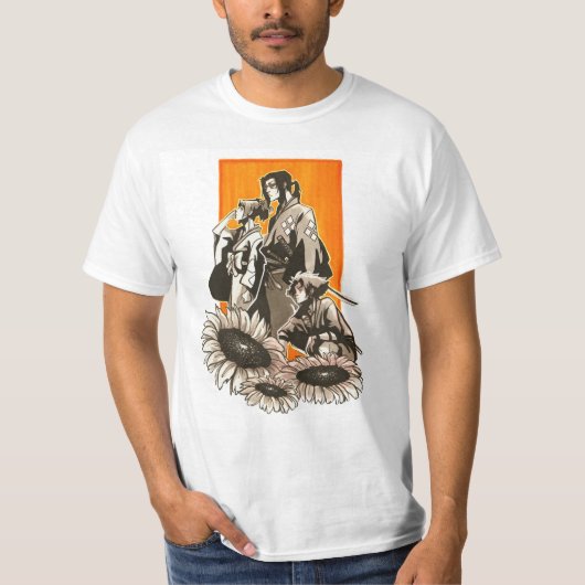 Fuu Jin und Mugen Samurai Champloo T-Shirt (Vorderseite)