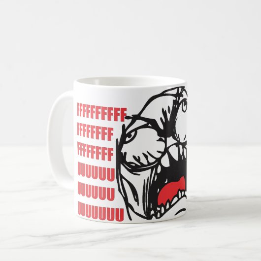 Fuu Meme Tasse! Kaffeetasse (Vorderseite Links)