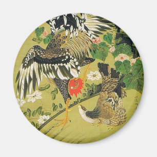 Fuyo Soukeizu Malerei von Ito Jakuchu Magnet