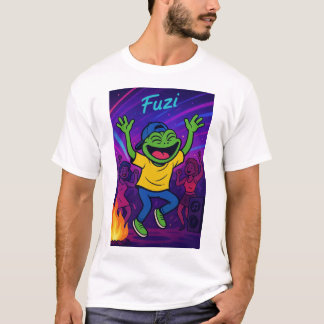 FUZI - Party Time! Dancing Frog Streetwear Shirt