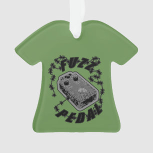 Fuzz Pedal - Schwarz & Grau Ornament