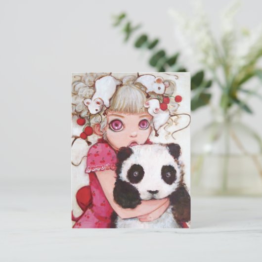 Fuzz Postcard Frucht Postkarte (Stehend Vorderseite)