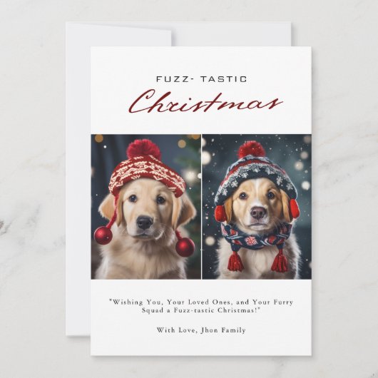 Fuzz-Tastic | Fotomaterial für Weihnachten (Vorderseite)