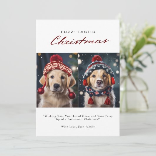 Fuzz-Tastic | Fotomaterial für Weihnachten (Stehend Vorderseite)