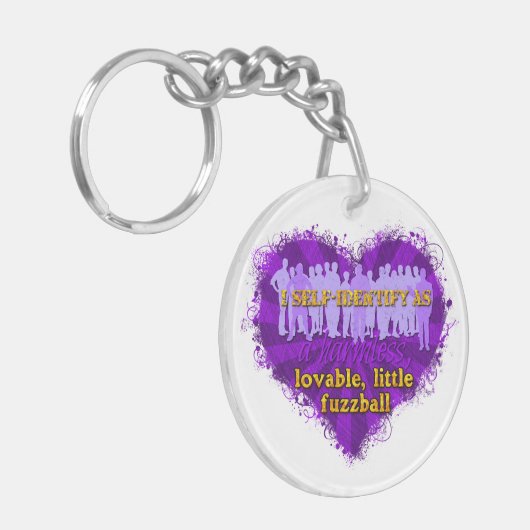 fuzzball schlüsselanhänger (Vorderseite links)