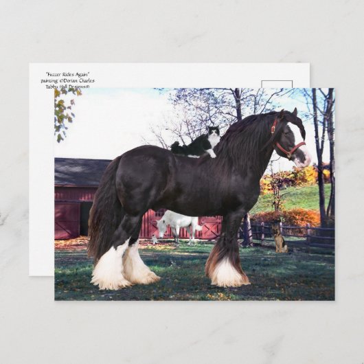 "Fuzzer Rides Again" Postkarte (Vorne/Hinten)