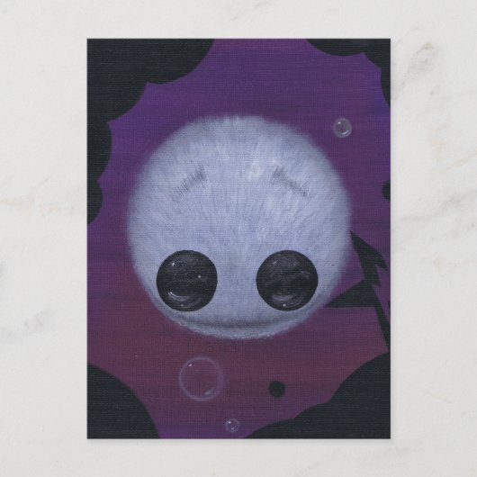 Fuzzy Bubble Postcard Postkarte (Vorderseite)