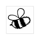 Fuzzy Bumblebee Rubber Briefmarke Gummistempel (Prägung)