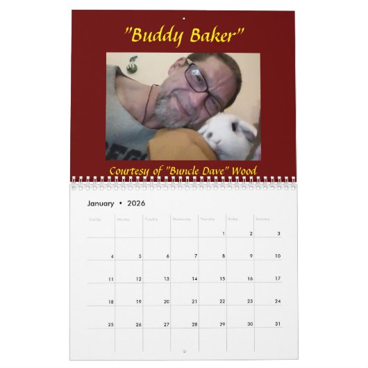 Fuzzy Bunny Rescue 2021 Kalender (Jan 2026)